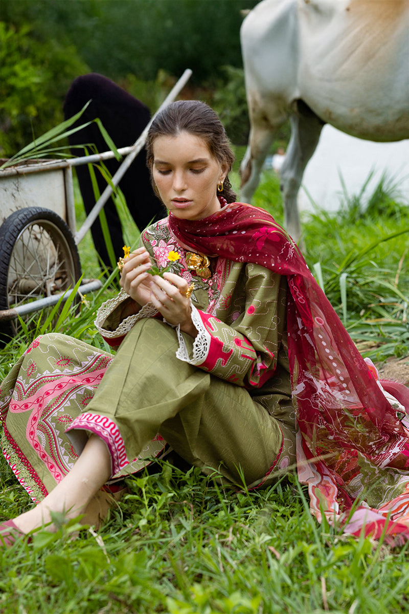 Mushq | Mirasol Printed Cambric | Cielo Sol - House Of Hania