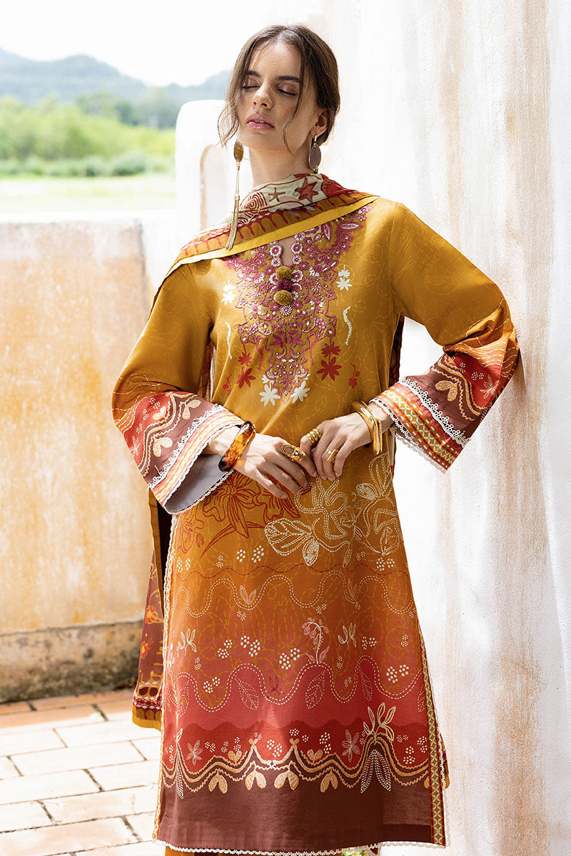 Mushq | Mirasol Printed Cambric | Desierto Sol - House Of Hania