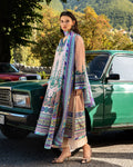 Mushq | Nirvana Printed Silk | Aurora Echo - House Of Hania