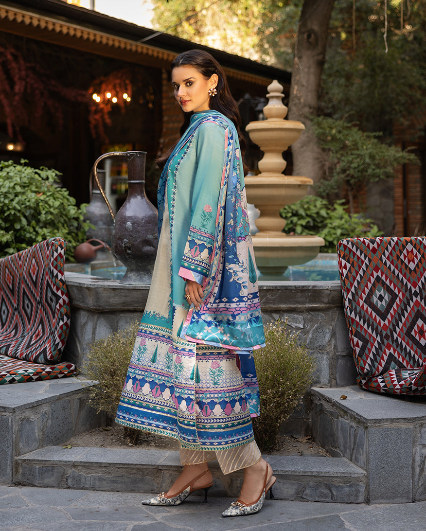 Mushq | Nirvana Printed Silk | Seraphic Dust - House Of Hania