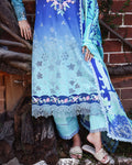 Mushq | Solace | Ombre Chikankari | Moonlit Ease - House Of Hania