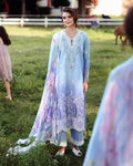 Mushq | Solace | Ombre Chikankari | Ombre Whisper - House Of Hania