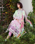 Mushq | Solace | Ombre Chikankari | Petal Pull - House Of Hania