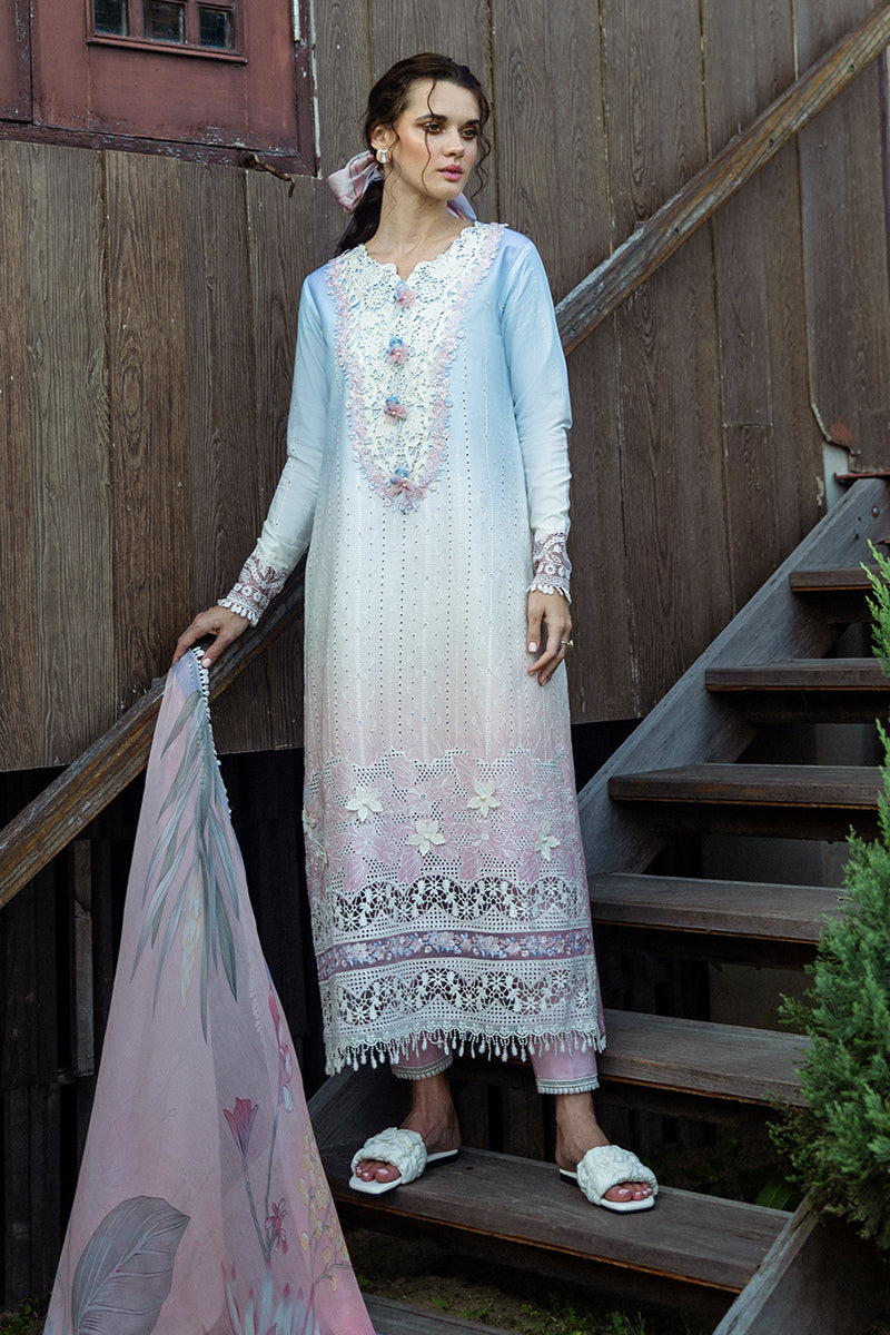 Mushq | Solace Ombre Chikankari | Purezza - House Of Hania