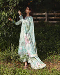 Mushq | Solace | Ombre Chikankari | Tranquil Muse - House Of Hania