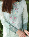 Mushq | Solace | Ombre Chikankari | Tranquil Muse - House Of Hania
