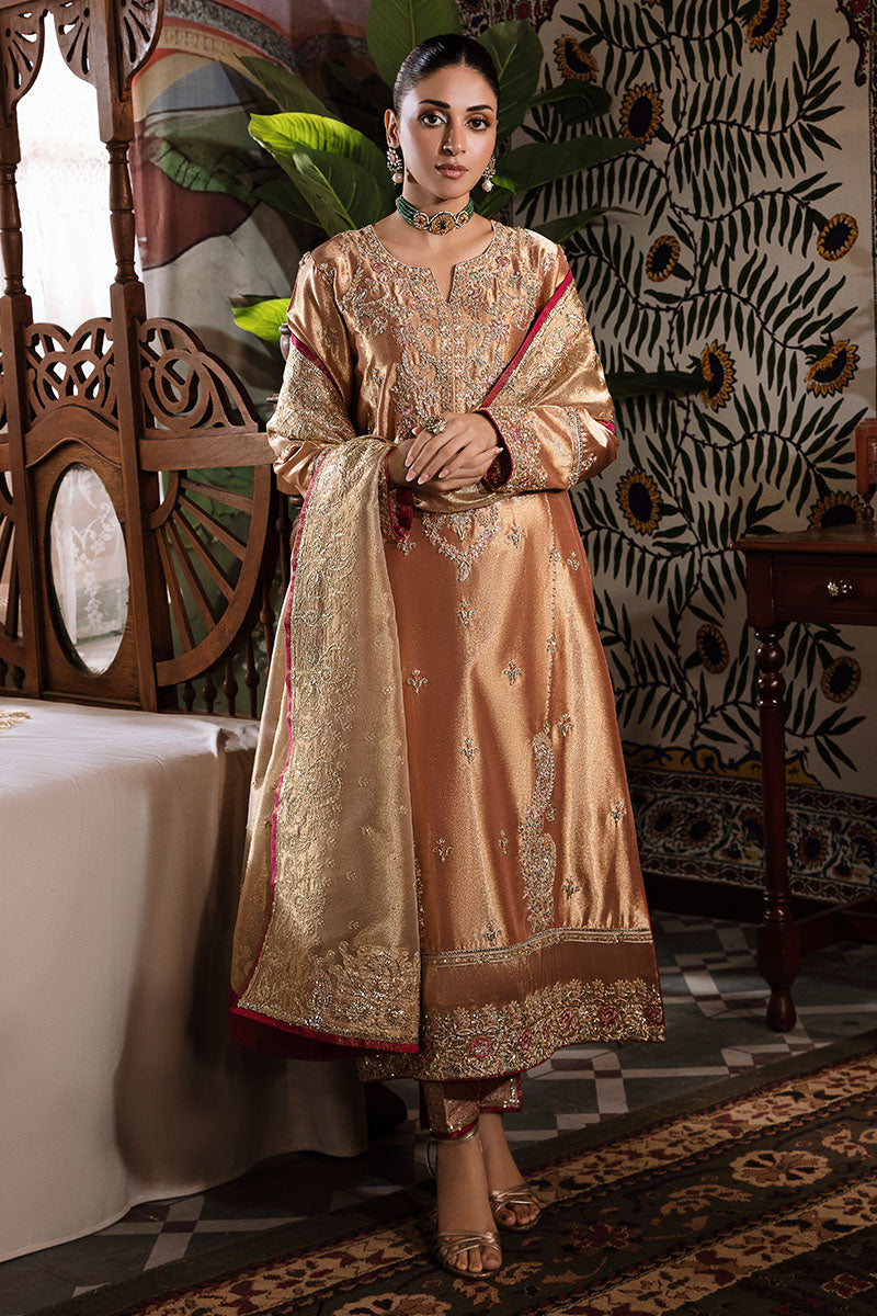 Mushq | Sunehri Lama Silk | Aleha - House Of Hania