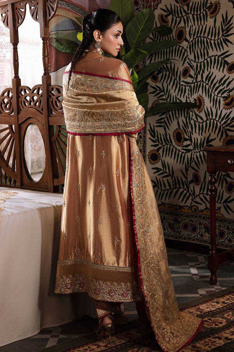 Mushq | Sunehri Lama Silk | Aleha - House Of Hania