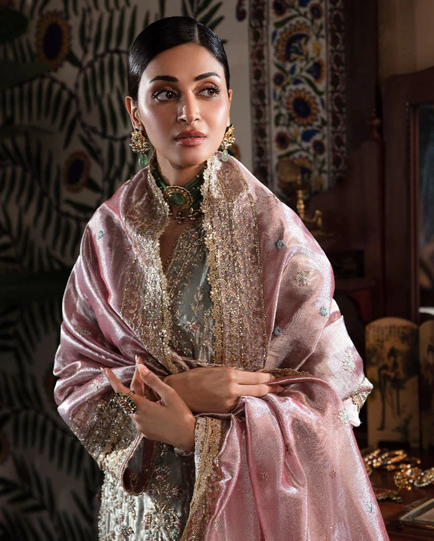 Mushq | Sunehri Lama Silk | Amaya - House Of Hania
