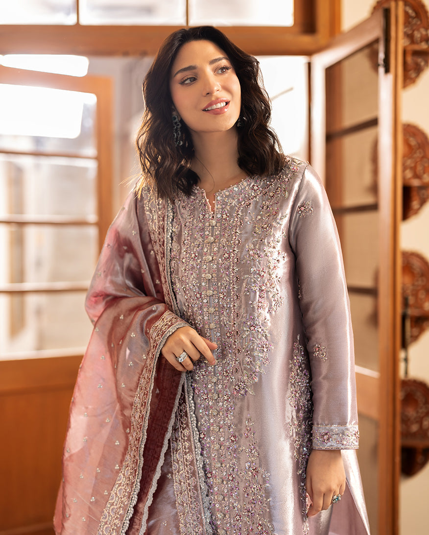 Mushq | Sunehri Lama Silk | Anoushay - House Of Hania