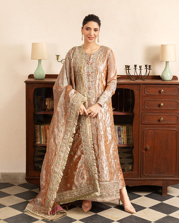 Mushq | Sunehri Lama Silk | Bakht - House Of Hania