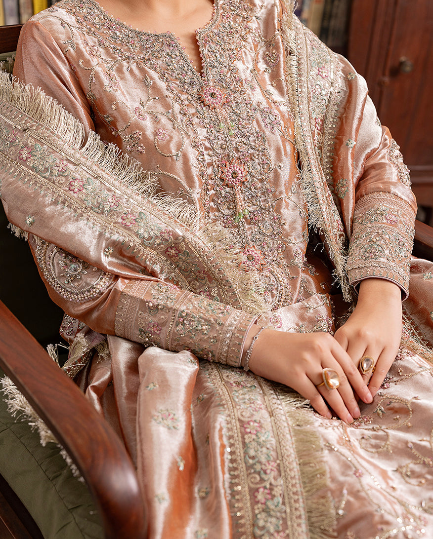 Mushq | Sunehri Lama Silk | Bakht - House Of Hania