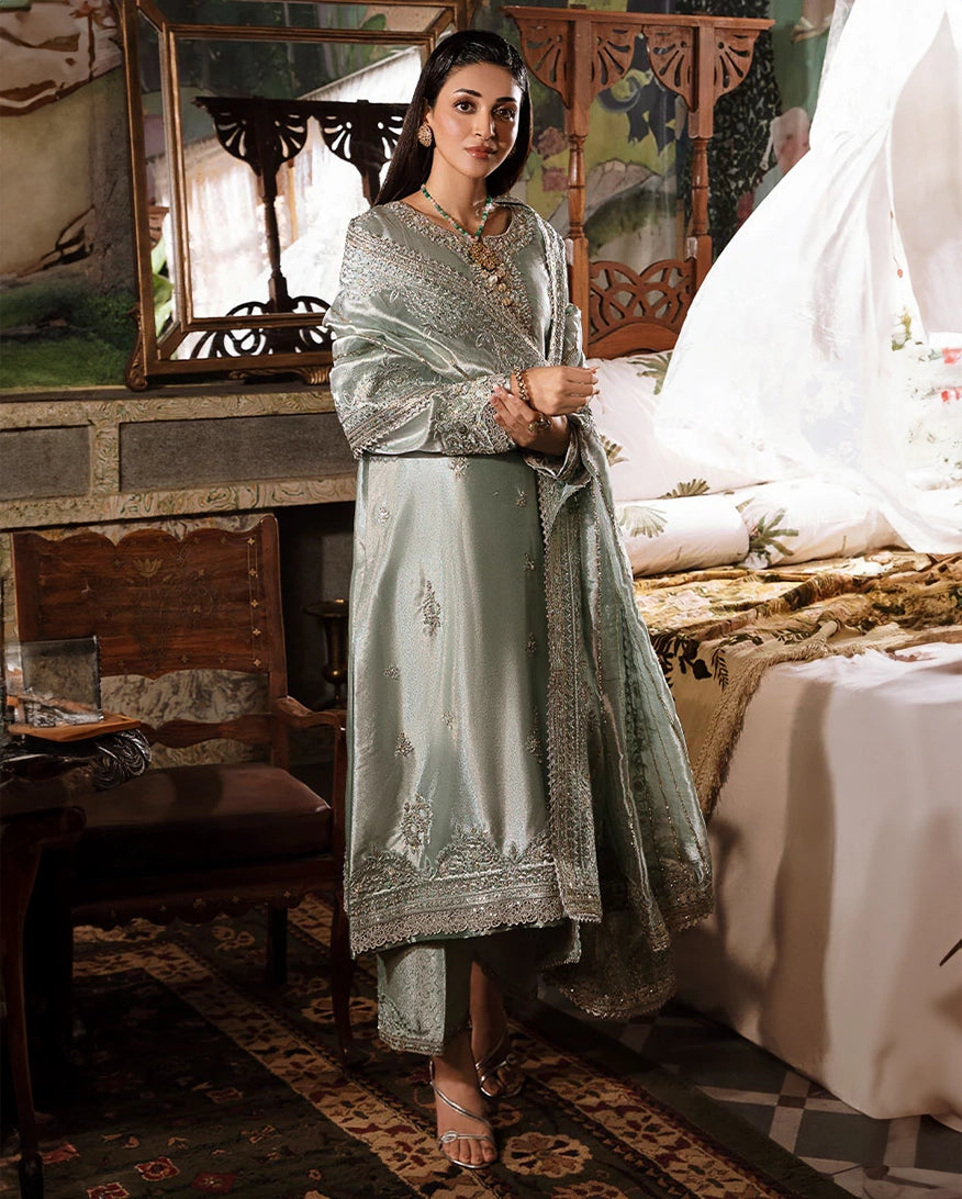 Mushq | Sunehri Lama Silk | Heer - House Of Hania