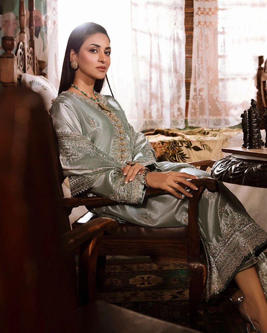 Mushq | Sunehri Lama Silk | Heer - House Of Hania