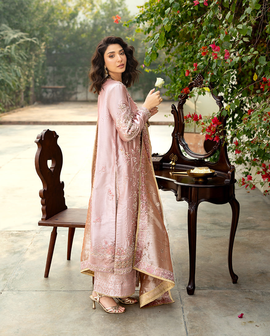 Mushq | Sunehri Lama Silk | Marium - House Of Hania