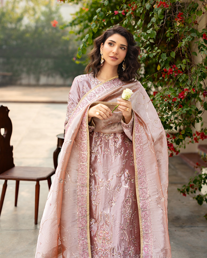 Mushq | Sunehri Lama Silk | Marium - House Of Hania
