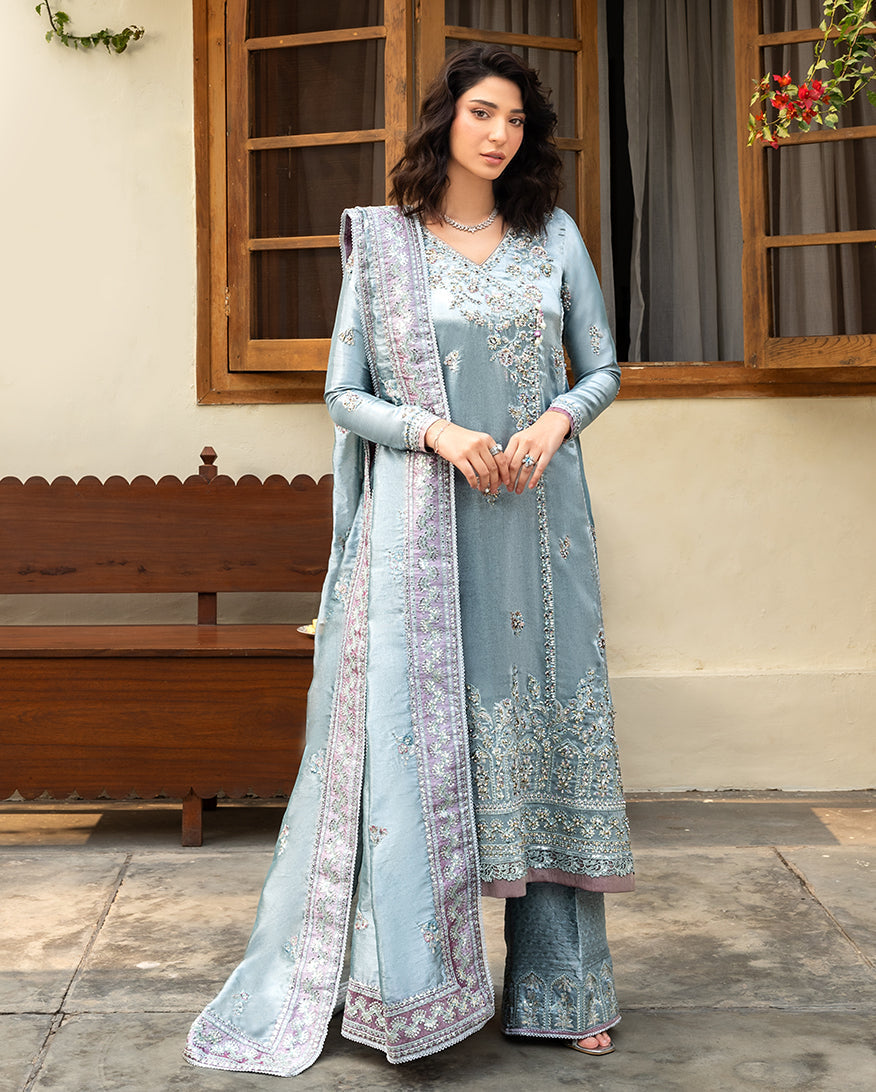 Mushq | Sunehri Lama Silk | Nissa - House Of Hania