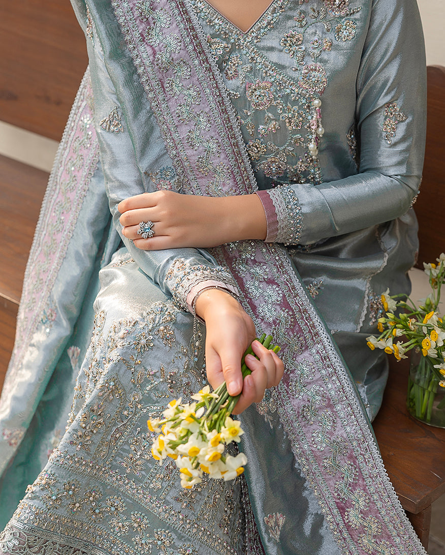 Mushq | Sunehri Lama Silk | Nissa - House Of Hania