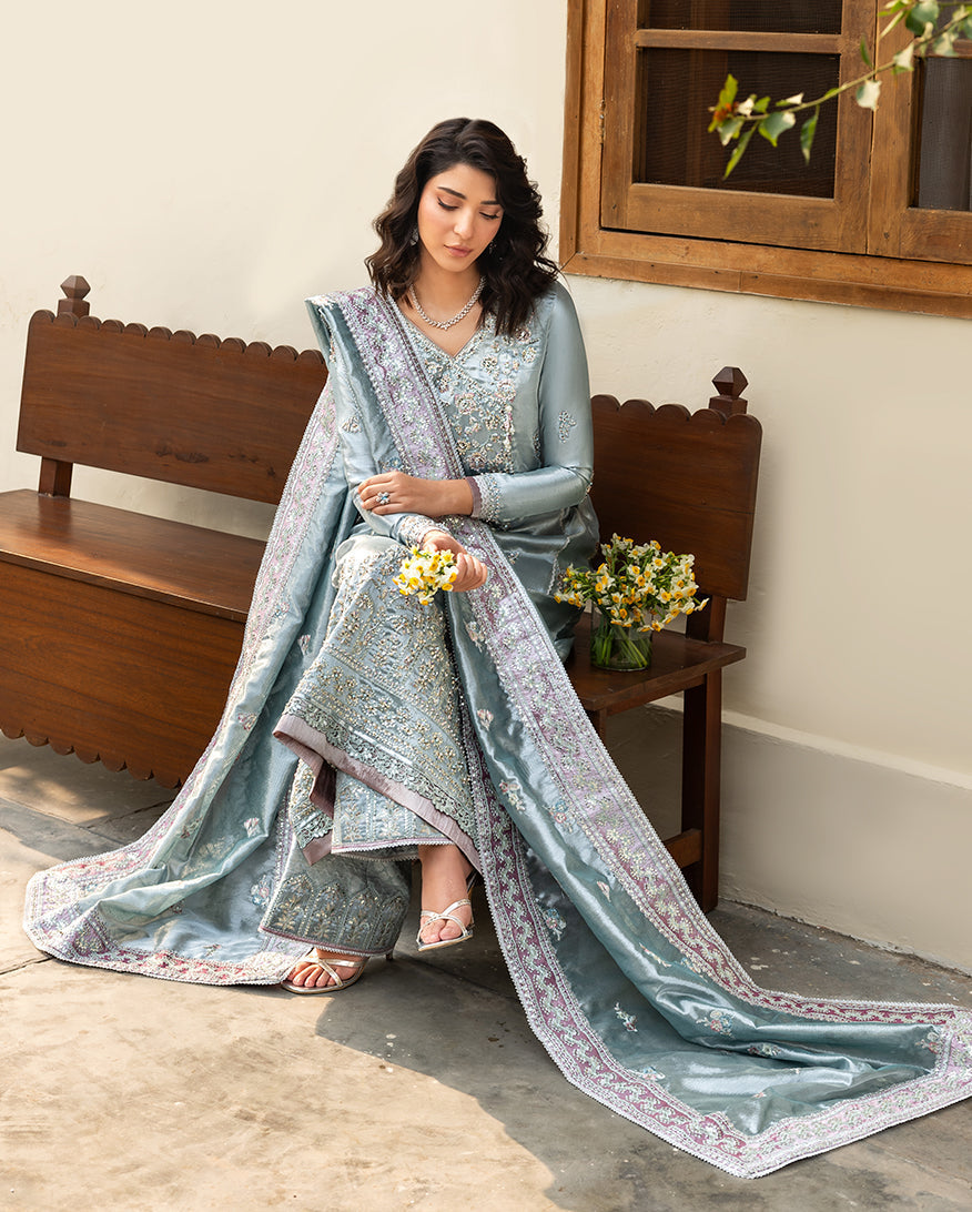 Mushq | Sunehri Lama Silk | Nissa - House Of Hania