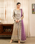 Mushq | Sunehri Lama Silk | Rumsha - House Of Hania