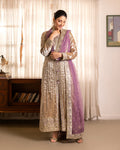 Mushq | Sunehri Lama Silk | Rumsha - House Of Hania