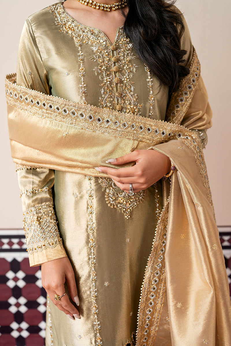 Mushq | Sunehri Lama Silk | Soraya - House Of Hania