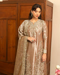 Mushq | Sunehri Lama Silk | Uswah - House Of Hania