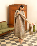 Mushq | Sunehri Lama Silk | Uswah - House Of Hania