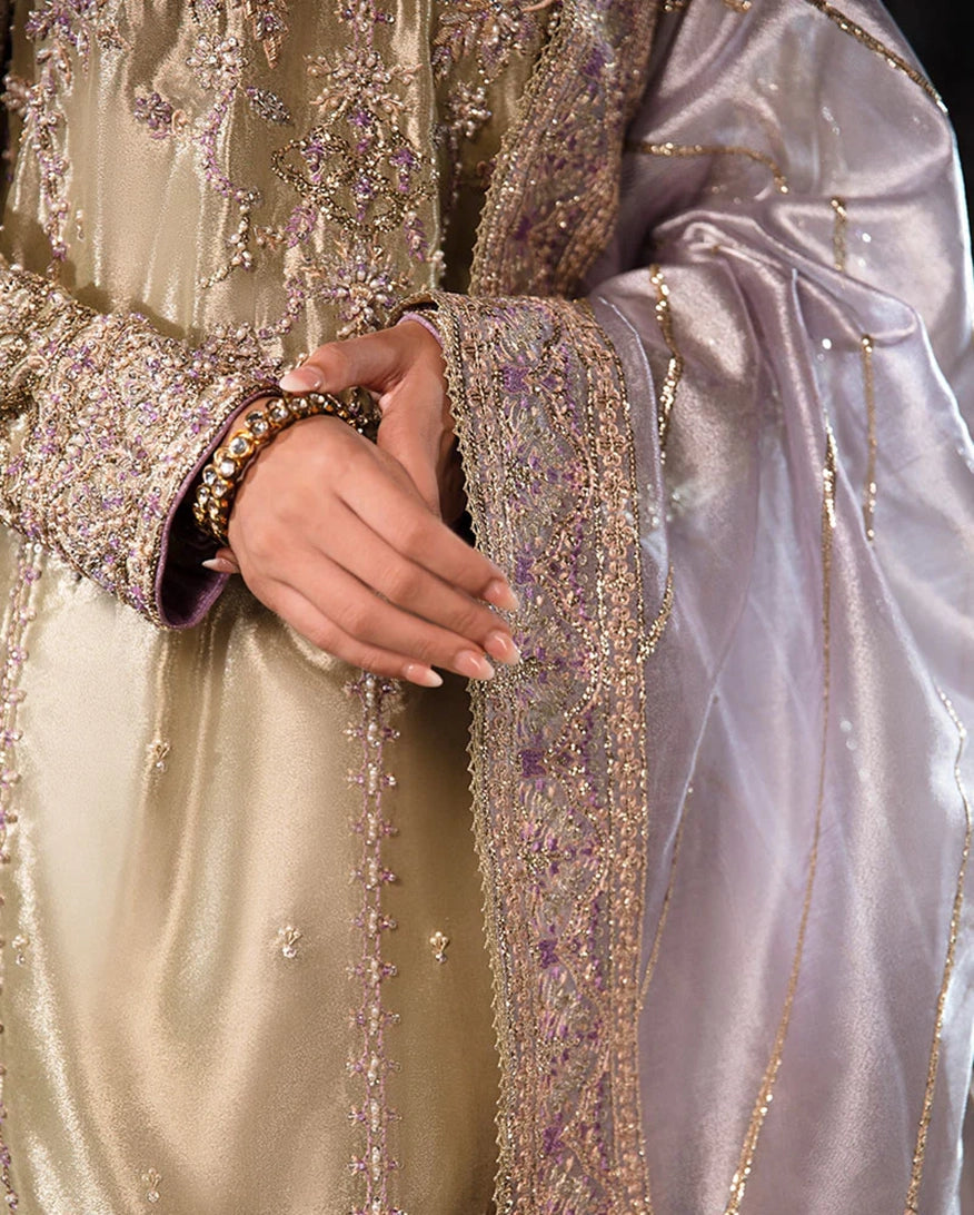 Mushq | Sunehri Lama Silk | Zyva - House Of Hania