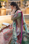 Mushq Te Amo Embroidered Law 3Pc Suit MSL-2413 Venice Verve - House Of Hania