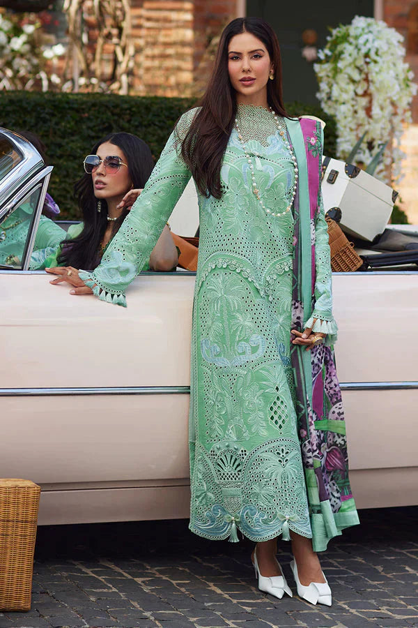 Mushq Te Amo Embroidered Lawn 3Pc Suit MSL-2403 Piazza Panache - House Of Hania