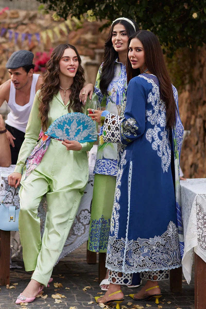 Mushq Te Amo Embroidered Lawn 3Pc Suit MSL-2406 Modena Magic - House Of Hania