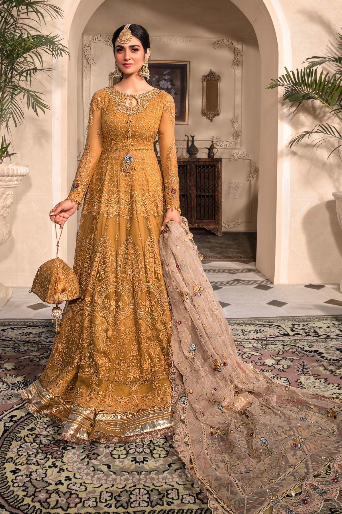NEW MARIA B - Mustard BD-2606 - House Of Hania
