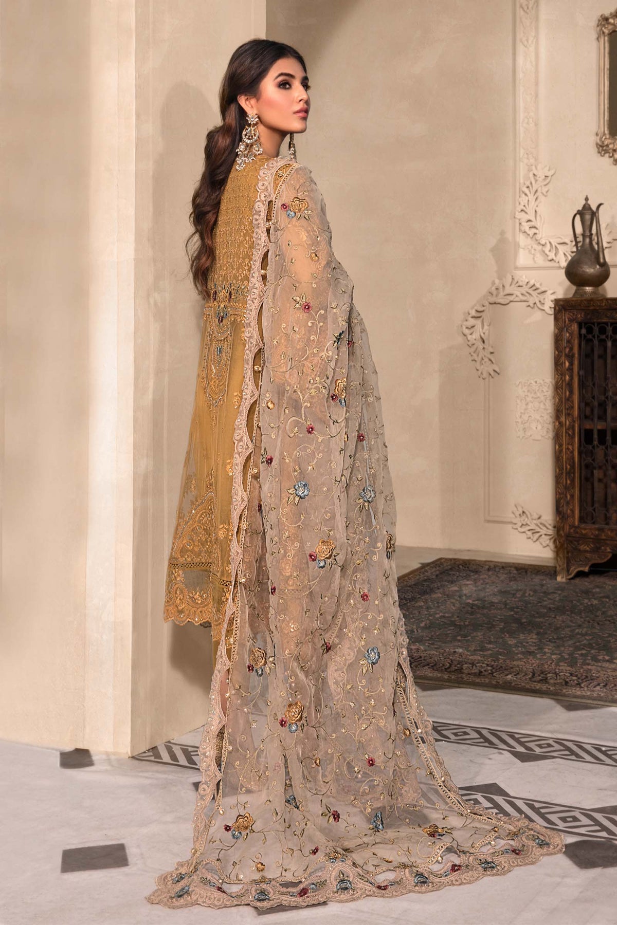 NEW MARIA B - Mustard BD-2606 - House Of Hania