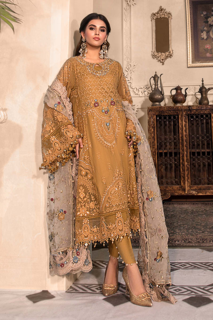 NEW MARIA B - Mustard BD-2606 - House Of Hania