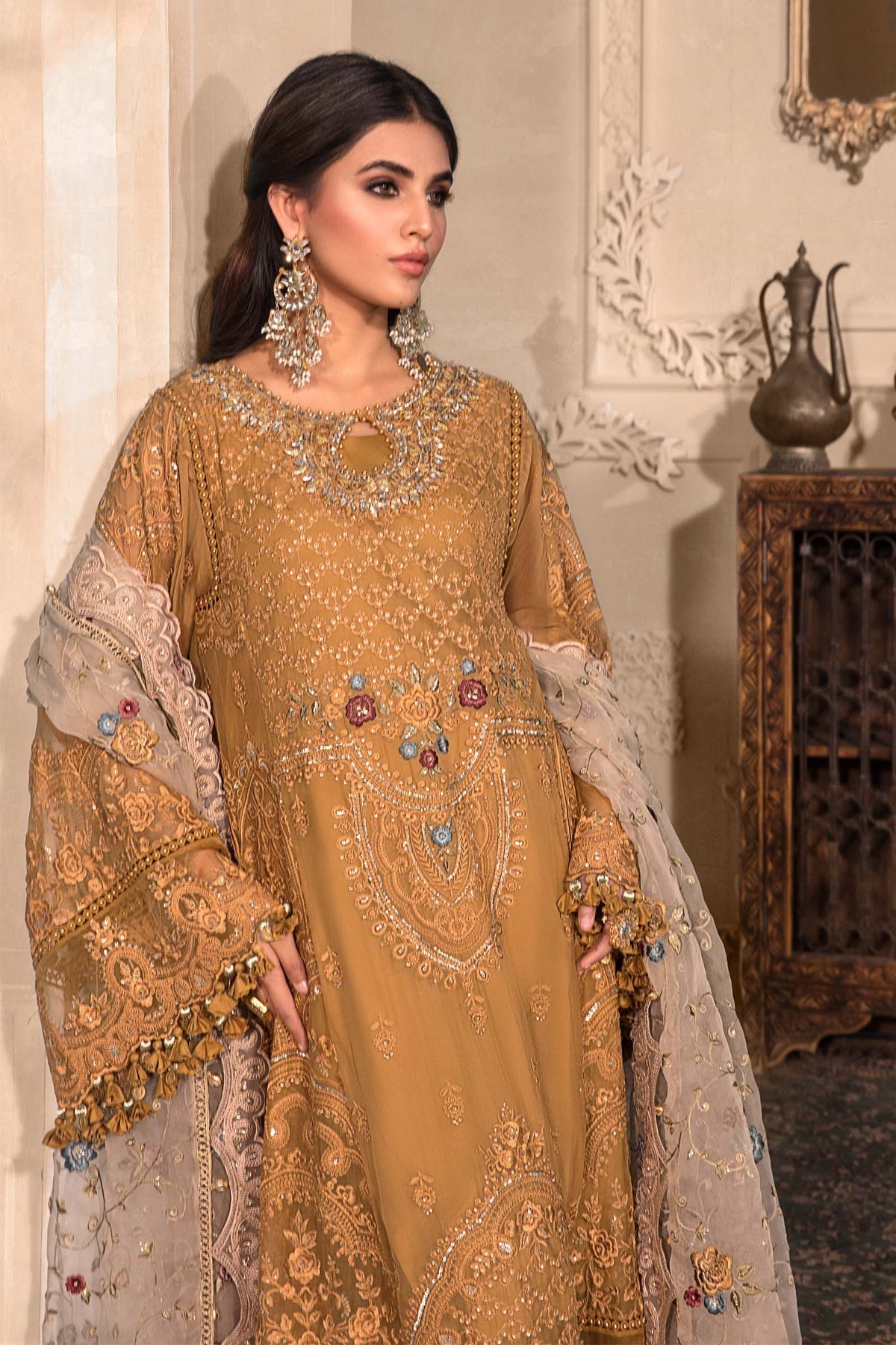 NEW MARIA B - Mustard BD-2606 - House Of Hania