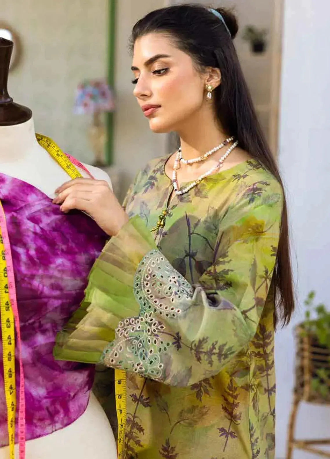 NUREH Ballerina Emb Chikankari Khaddar 2Pc Suit NU2-123 - House Of Hania