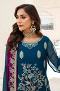 Naqsh Majestic By Imrozia Premium Chiffon 3Pc Suit M-52 Martha - House Of Hania