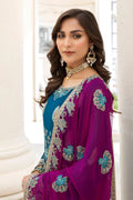Naqsh Majestic By Imrozia Premium Chiffon 3Pc Suit M-52 Martha - House Of Hania