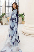 Naqsh Majestic By Imrozia Premium Chiffon 3Pc Suit M-54 Zoe - House Of Hania