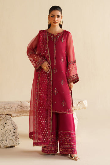 Naqshi | Feemora Organza Raw Silk | Yashal - House Of Hania