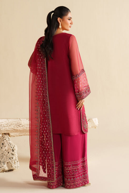 Naqshi | Feemora Organza Raw Silk | Yashal - House Of Hania
