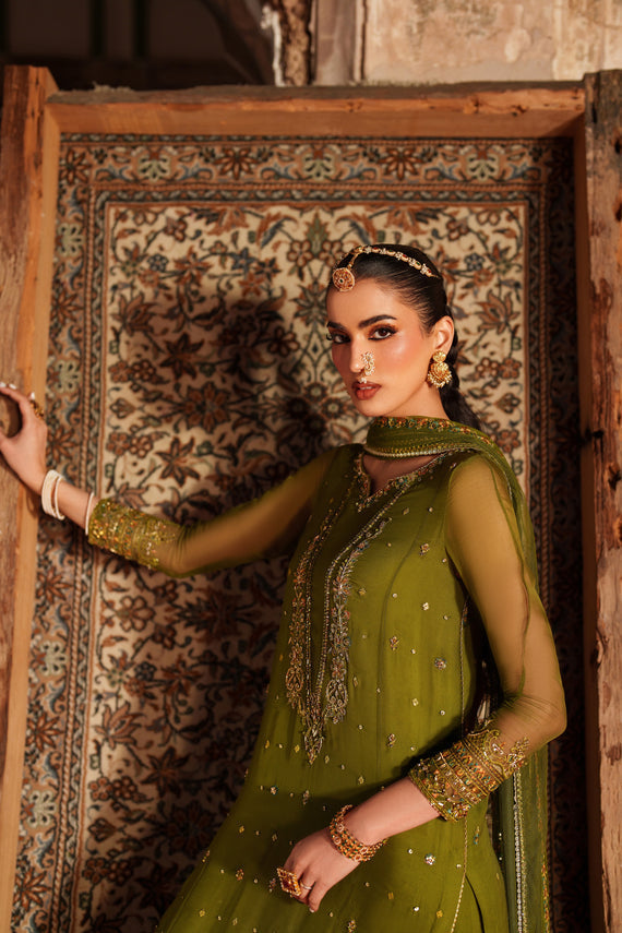 Naqshi | Kiraz Chiffon Collection | Anza - House Of Hania