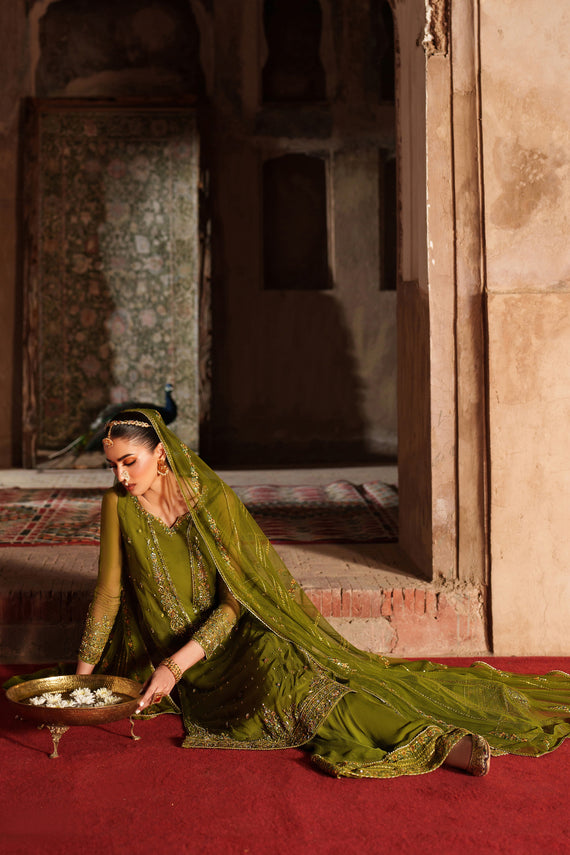 Naqshi | Kiraz Chiffon Collection | Anza - House Of Hania
