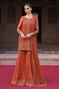 Naqshi | Kiraz Chiffon Collection | Tehzeen - House Of Hania