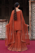 Naqshi | Kiraz Chiffon Collection | Tehzeen - House Of Hania