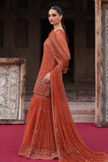 Naqshi | Kiraz Chiffon Collection | Tehzeen - House Of Hania