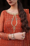 Naqshi | Kiraz Chiffon Collection | Tehzeen - House Of Hania