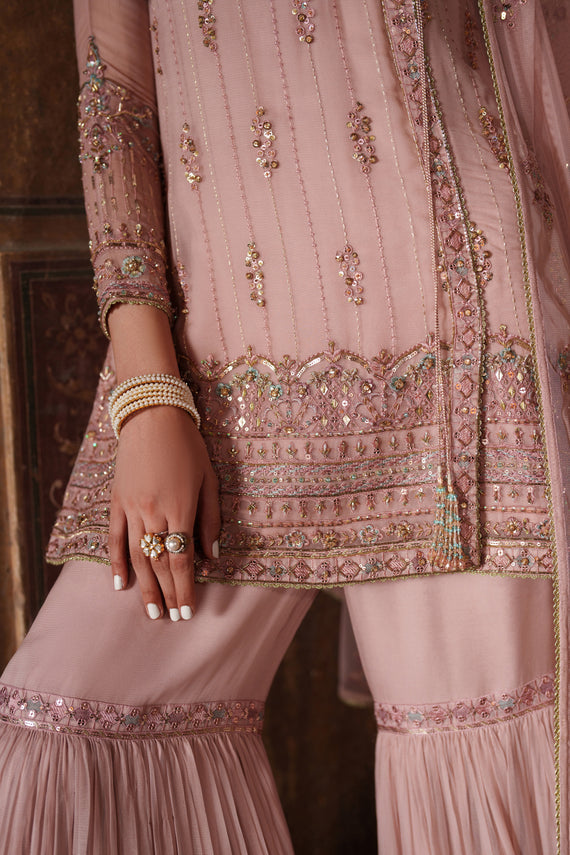 Naqshi | Kiraz Chiffon Collection | Zaria - House Of Hania