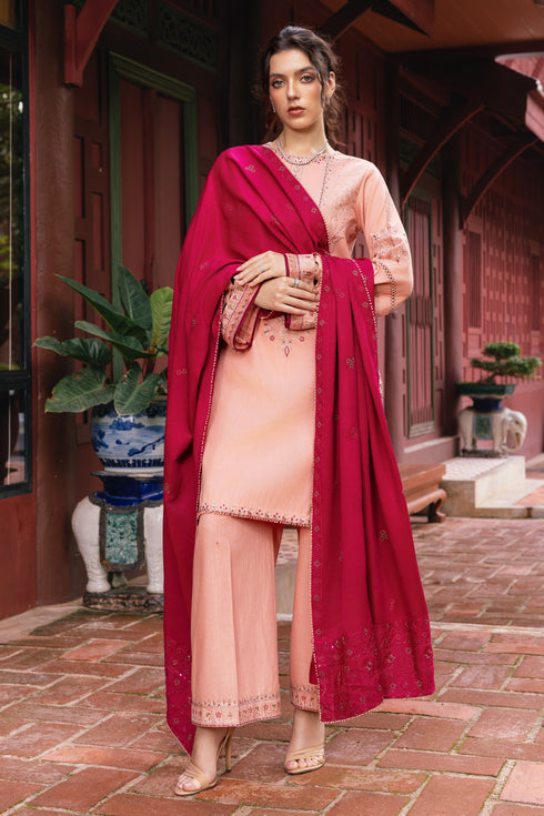 Naqshi | Nuri Khaddar Velvet Marina | Insabat - House Of Hania